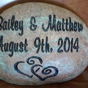 personalized garden stone,Engraved gifts for weddings,Family stone,address stones,engraved name,Wedding gifts,personalized gifts