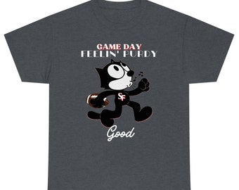 Felix the Cat shirt, football tee, game day shirt, Mr. irrelevant shirt, San Francisco shirt San Francisco football t-shirt