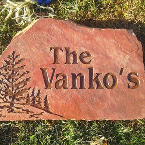 Engraved garden stones, stone engraving,Family stone,address stones,personalized gift,mom gift,wife gift,engagement gift