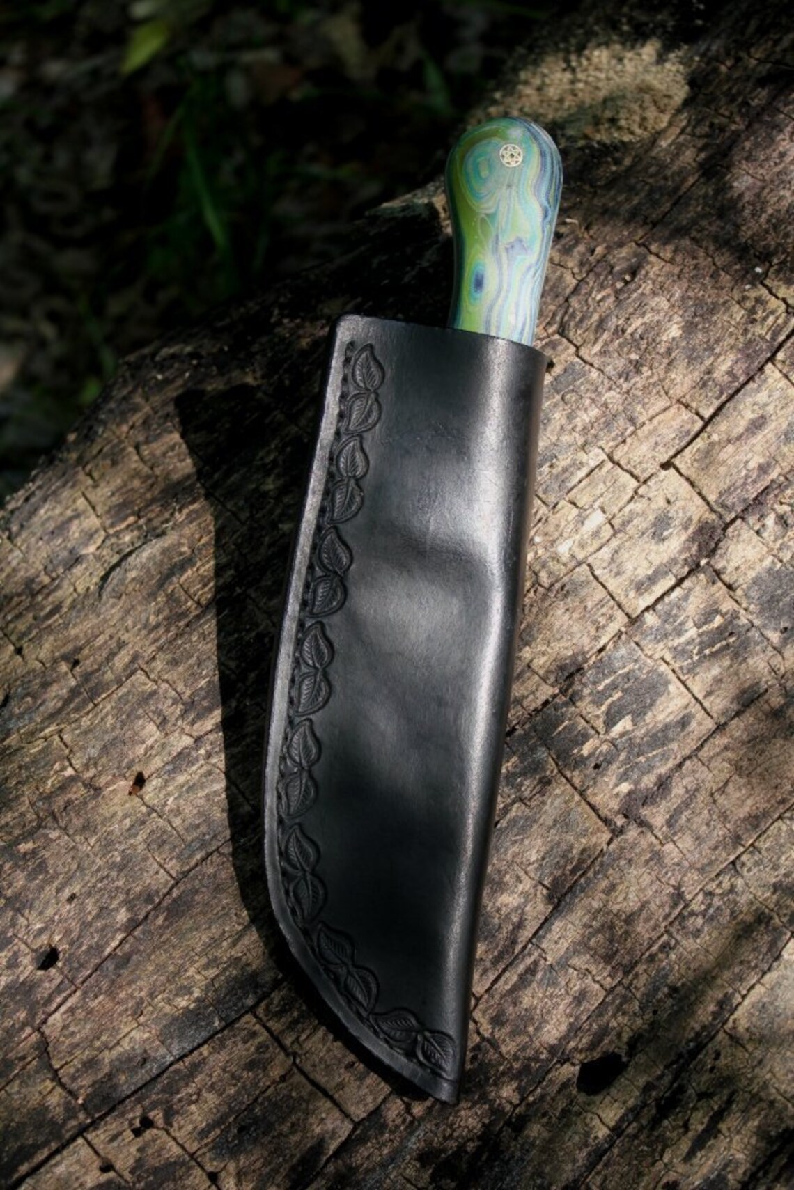 Ocean Dream Micarta Drop Point From Simonds Farrier Rasp Etsy