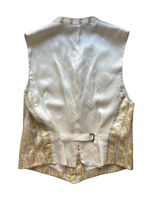 Alexander McQueen Givenchy early 90 men’s silk vest floral View 5