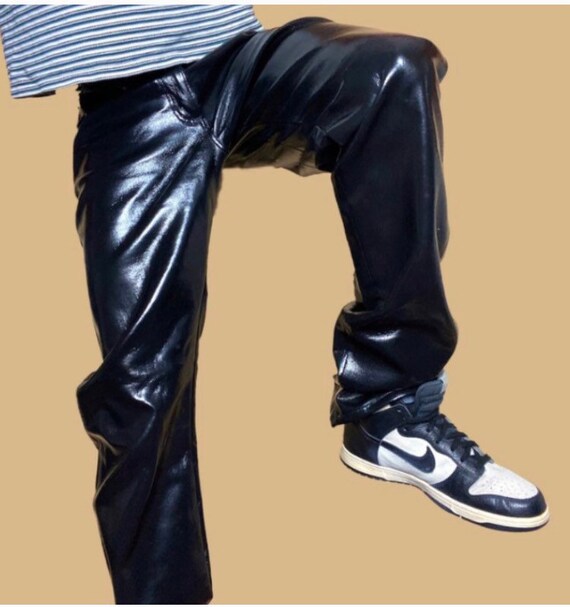 wrangler leather pants