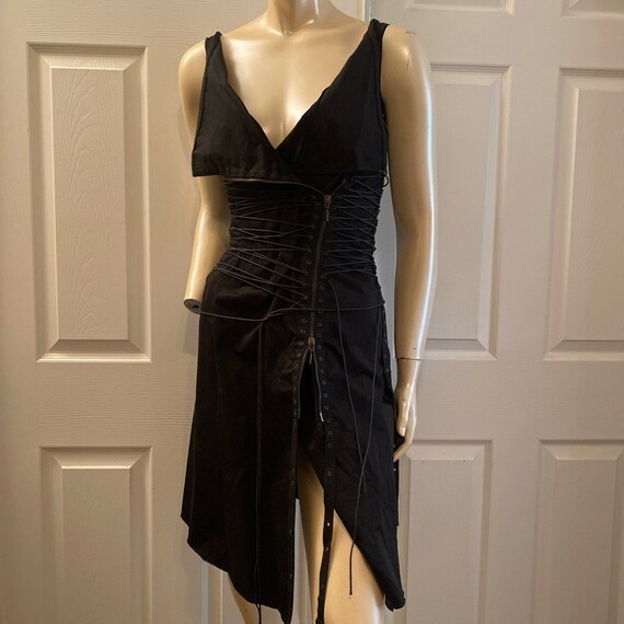 McQueen Plein sud days lace up dress
