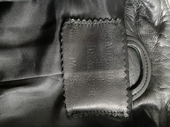 Veste En Cuir D'agneau Claude Montana Pour Ideal, Vintage Taille L - Occasion Très Bon état
