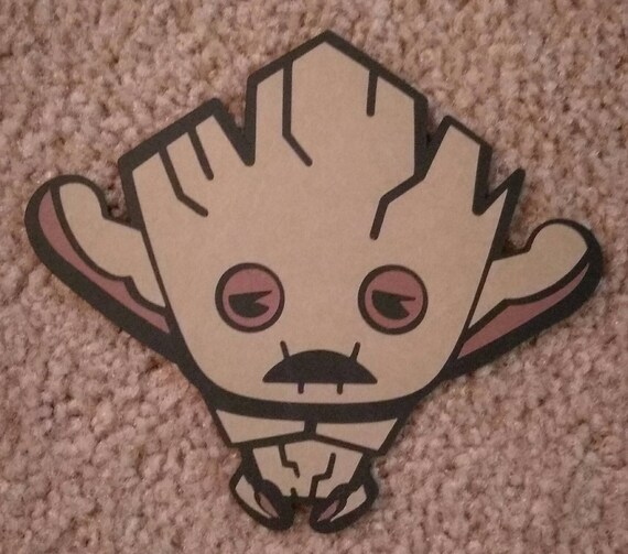 Marvel S Guardians Of The Galaxy Baby Groot Kawaii Style Etsy