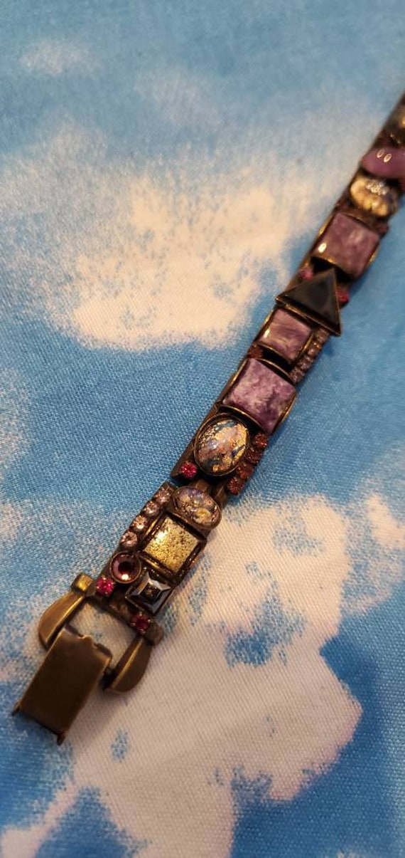 Vintage Purple Sorrelli Bracelet - image 5
