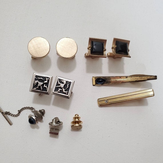 Lot of Men's Clothing Pins and Clips - image 1