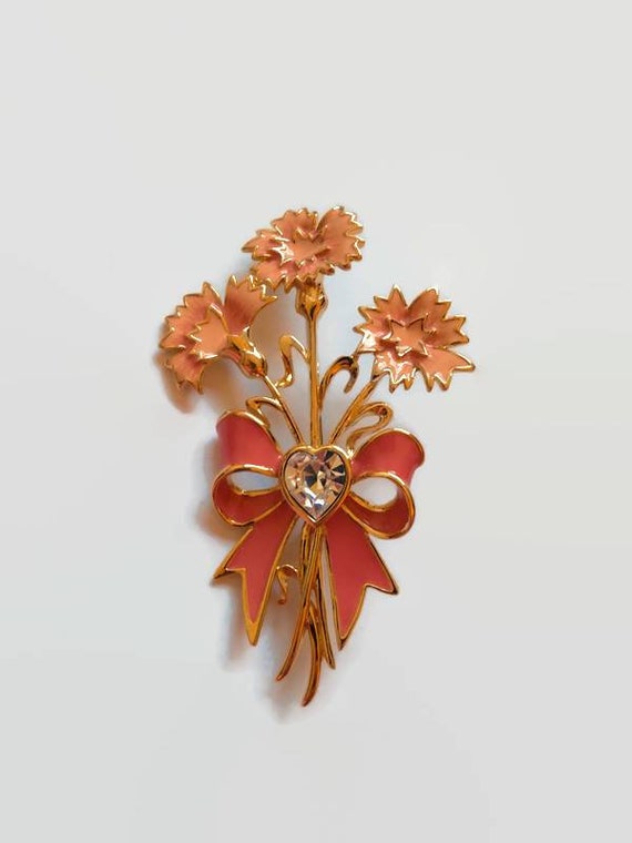 Bob Mackie Flower Brooch vintage - image 1