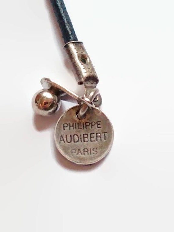 Philippe Audibert Necklace - vintage silver intri… - image 5