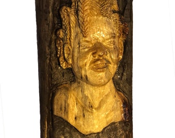 Sculpture en bois femme nue SUR POINTES - Canada