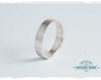 Simple Silver Unisex Ring