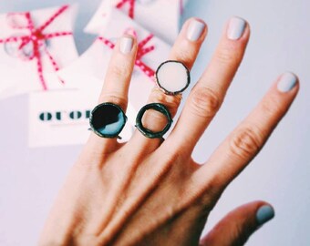 Bright Ring - Custom Colours [Glass & Bronze]