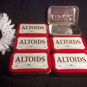 Empty Altoid Tins - 6 Pack Altoid Craft DIY