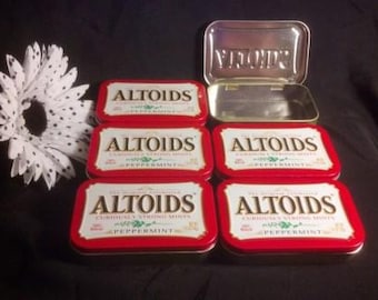 Empty Altoid Tins - 6 Pack Altoid Craft DIY