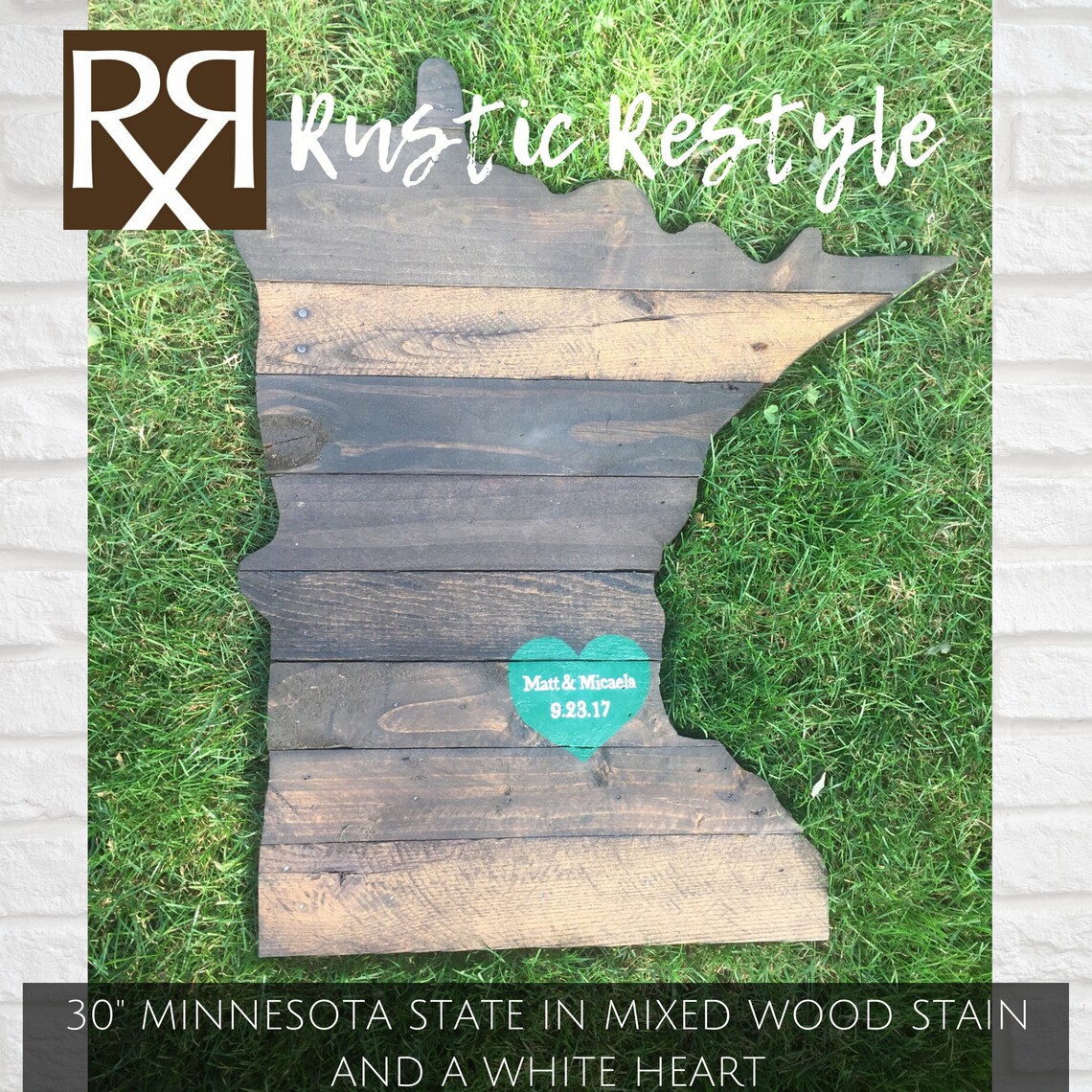 Minnesota Wood Cutouts Minnesota Wedding Gift for Couple | Etsy