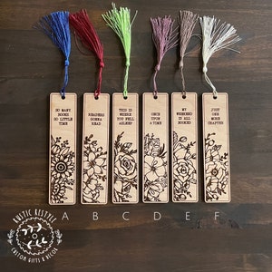 Bookmarks With Tassle, Once Upon a Time, Just One More Chapter, Readers ...