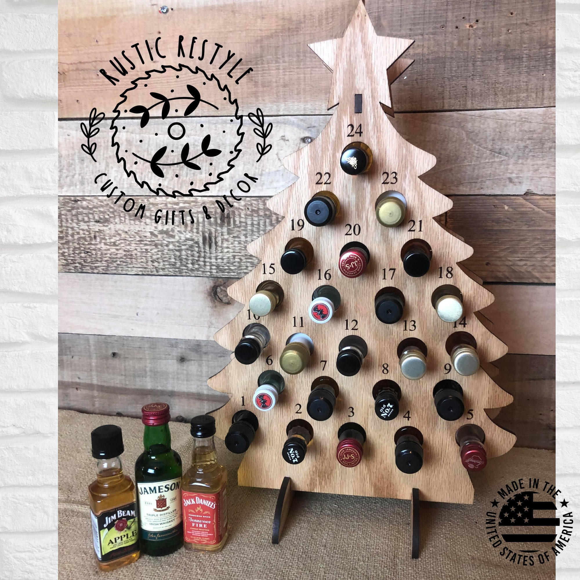 Amazon.com: Countertop Wine Rack - Christmas Advent Calendar