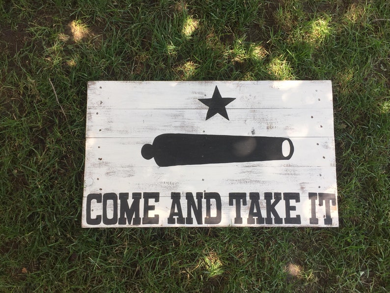 Come And Take It Texas Flag Battle Of Gonzales Texas Etsy Come and take it texas flag battle of gonzales texas etsy