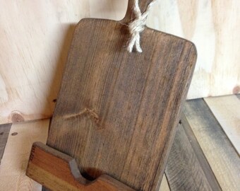 Wood tablet stand, Kitchen Tablet Stand, ipad stand wood, Monogram Tablet Stand, Recipe Holder, Cookbook stand, wooden tablet stand,