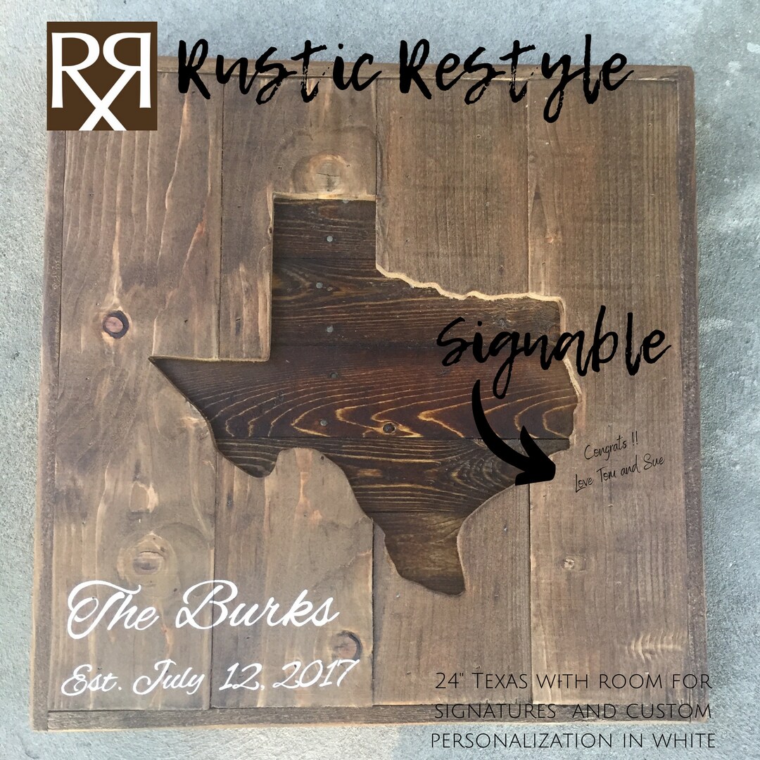 Texas Rustic Sign Framed Wooden Texas Cutout Sign, Rustic Home Decor, Farmhouse Wall Art ...