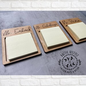 Secretary Sticky Notes Sticky Note Holder, Teacher Appreciation and Back to School Gift ...