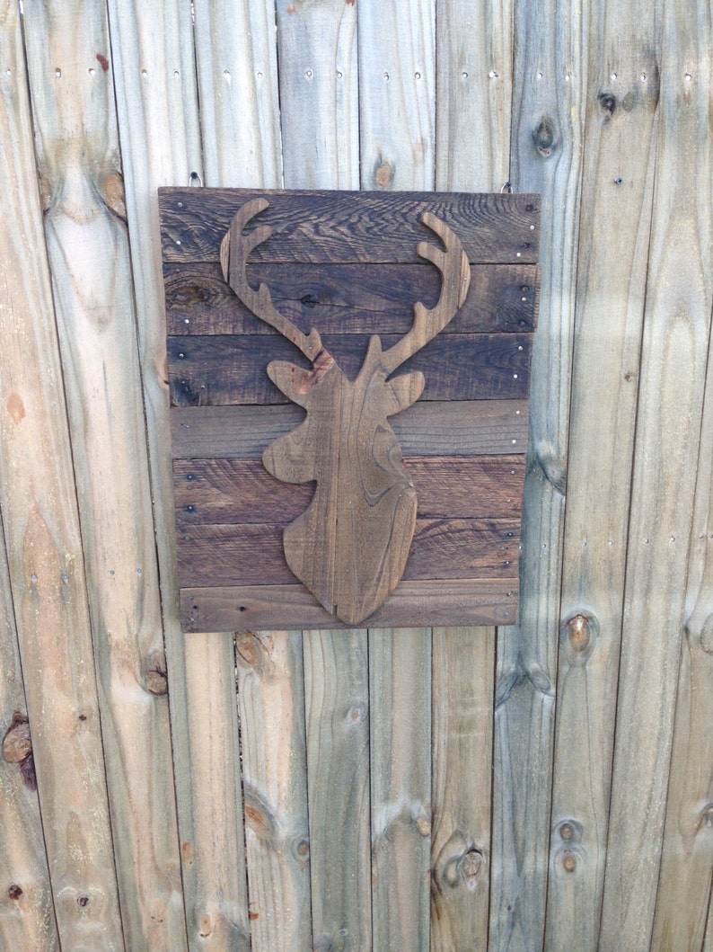 Deer Head Wall Decor Rustic Gallery Pallet Designs Image 0