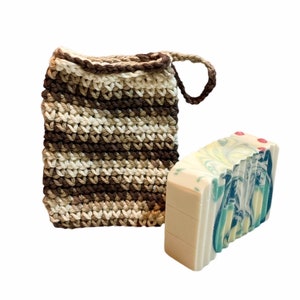 soap saver, crochet soap saver, 100% cotton, handmade, multicolor cotton soap saver, soap saver with drawstring, handmade crochet, soap bag