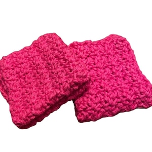 Washcloth, crochet washcloth, set of 2, 100% cotton yarn, handmade