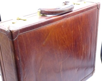 Attaché-case en cuir vintage Le Foxx, bagage pour homme, sac professionnel