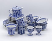 Mosa 39 Lange Lijs 39 porcelain, oriental style porcelain, chinoiserie style porcelain, Dutch collectible porcelain