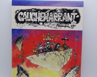Cauchemarrant vintage Frans stripboek door Franquin 1983 editie, vintage strips, Franse strips, Frans-Belgische strip