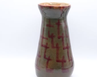 Vintage 1960s ceramic vase, 1960s pottery vase, vintage pottery, studio pottery, studio ceramics