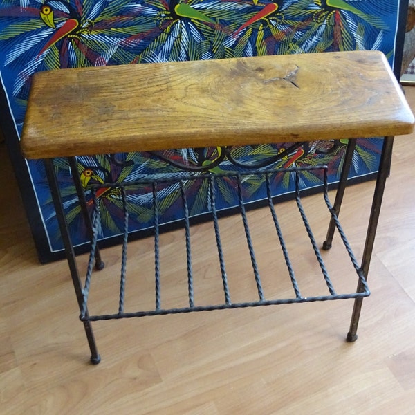 Magazine Rack Table Etsy