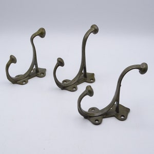 Vintage coat hooks, coat rack hooks, stylish coat rack hooks, clothes storage, art deco home