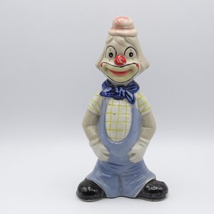 Vintage Clown Figurine, Ceramic Clown, Collectible Figurine, Ceramic Collectible, Decorative Clown Figurine