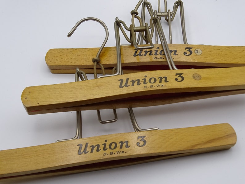 Vintage Wall Mirror and Clothes Brush Set and Three Union 3 Etsy
