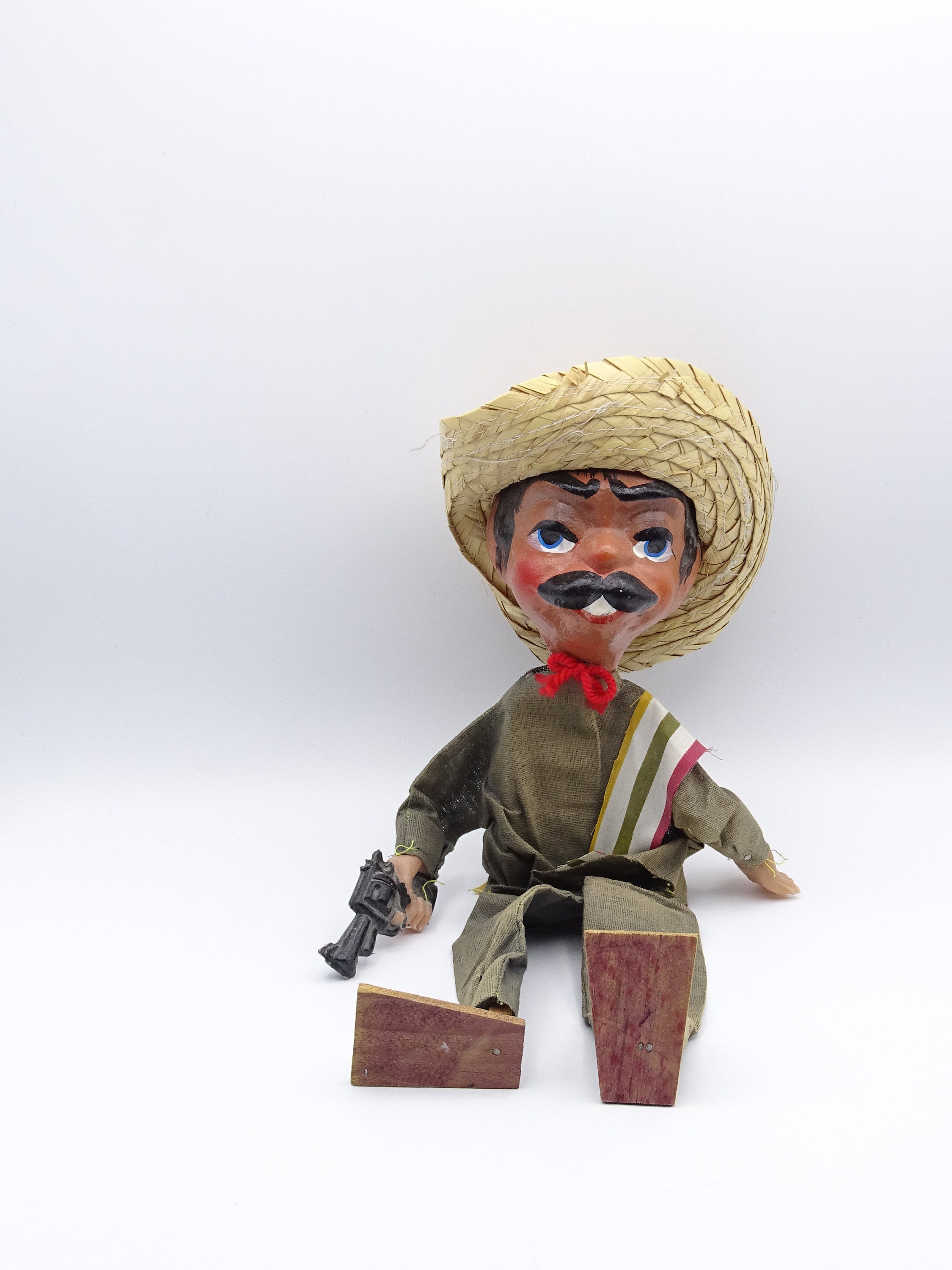 Vintage Mexican String Puppet Mexican Vintage Etsy