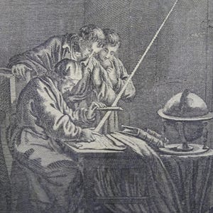 Reinier Vinkeles (1741-1816) etching of Newton discovering the color spectrum
