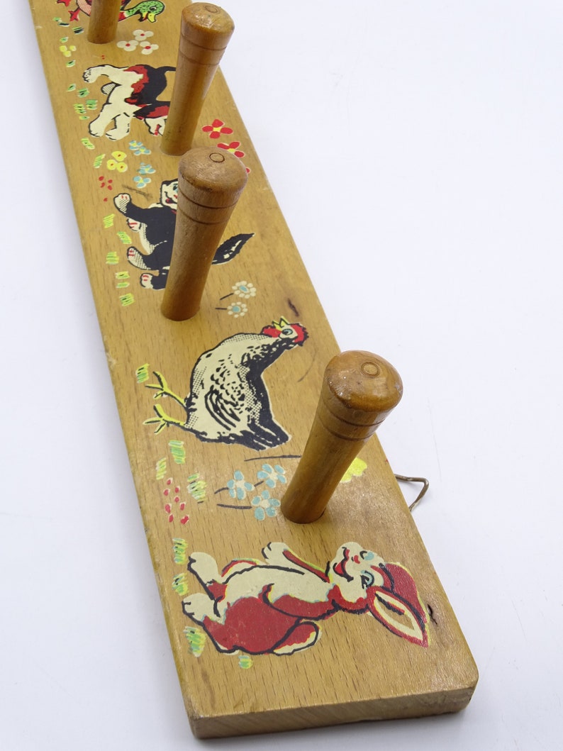 Mid Century Children's Coat Rack and a Vintage Emsa West Etsy