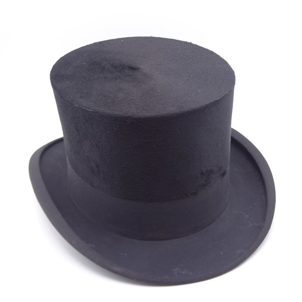 Vintage top hat, felt top hat, Ascot top hat, men's hat, men's costume accessory