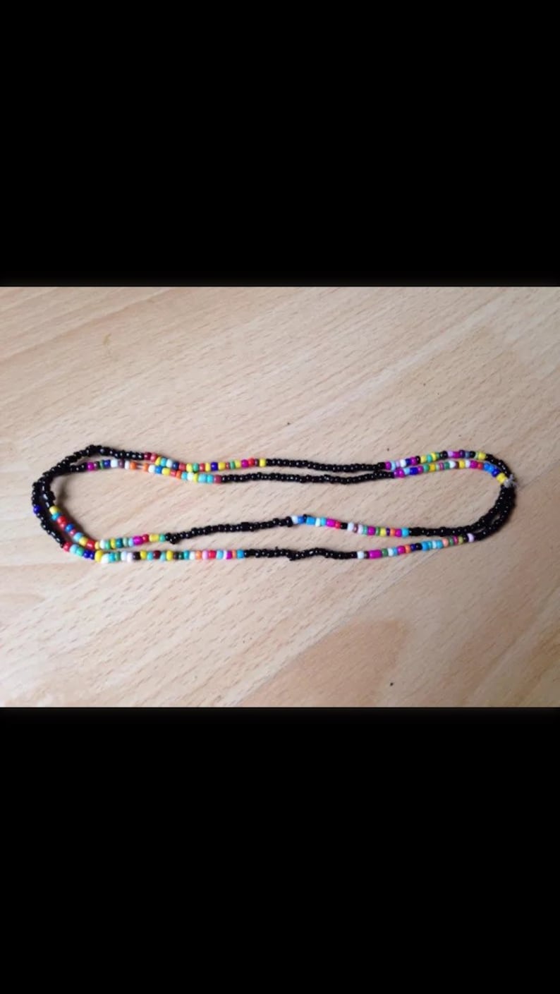 Beaded anklet