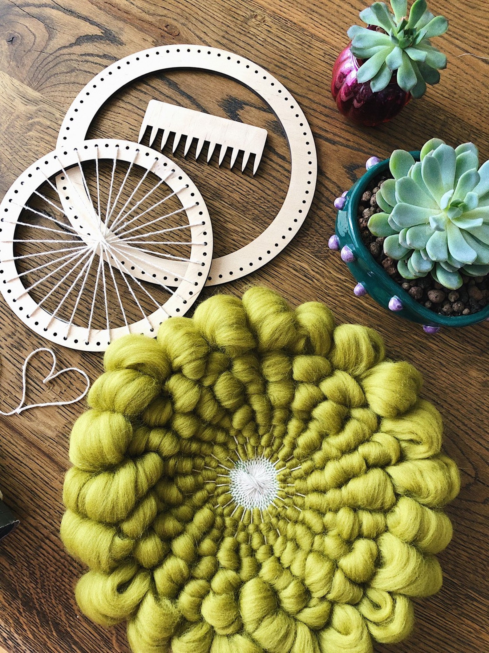 CIRCULAR LOOMS round weaving loom pack of three circle Etsy