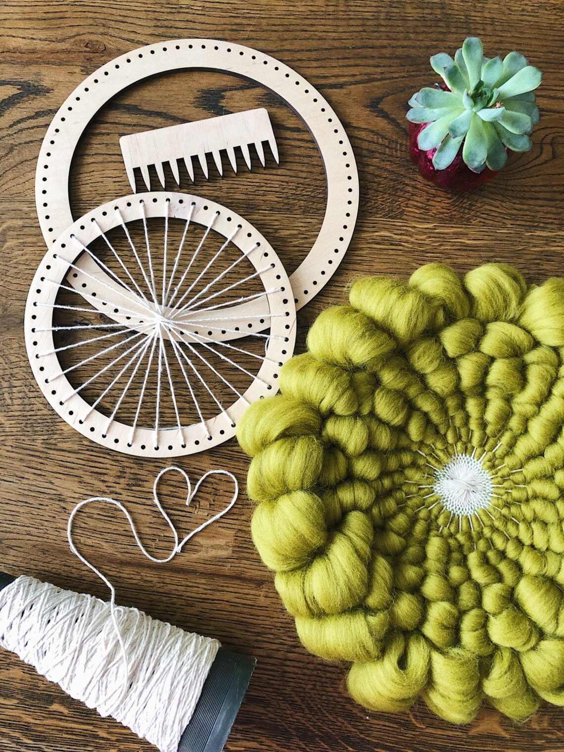CIRCULAR LOOMS Round Weaving Loom Pack of Three Circle Etsy