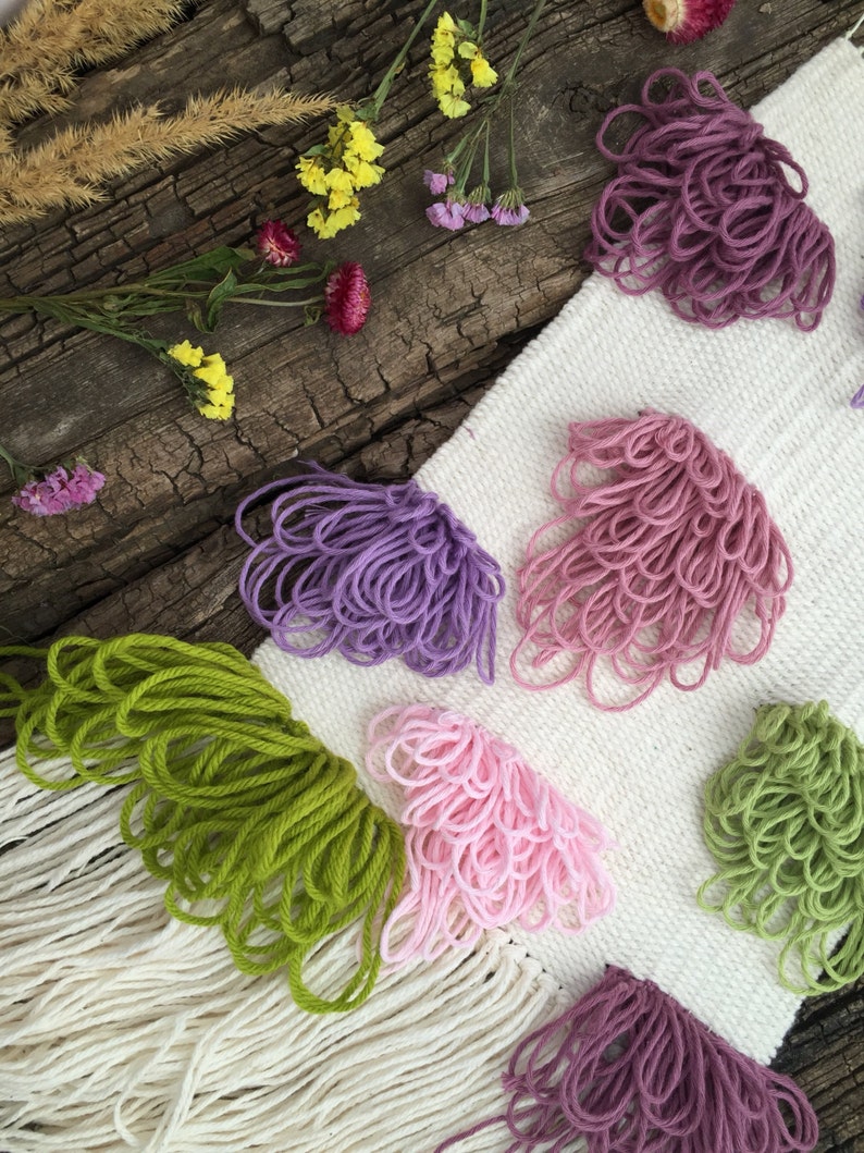 Woven Wall Hanging / Handwoven Tapestry Weaving Fiber Textile Etsy