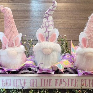 Easter garland, Easter bunny swag, bunny gnomes, bunny table runner, Easter decor, pip berry garland, Easter mantle swag, Easter swag