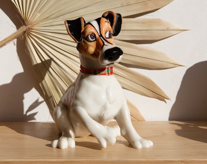Ceramic Puppy Figurine - Pets with Personality Ceramic Dog Figurine by Georg Williams