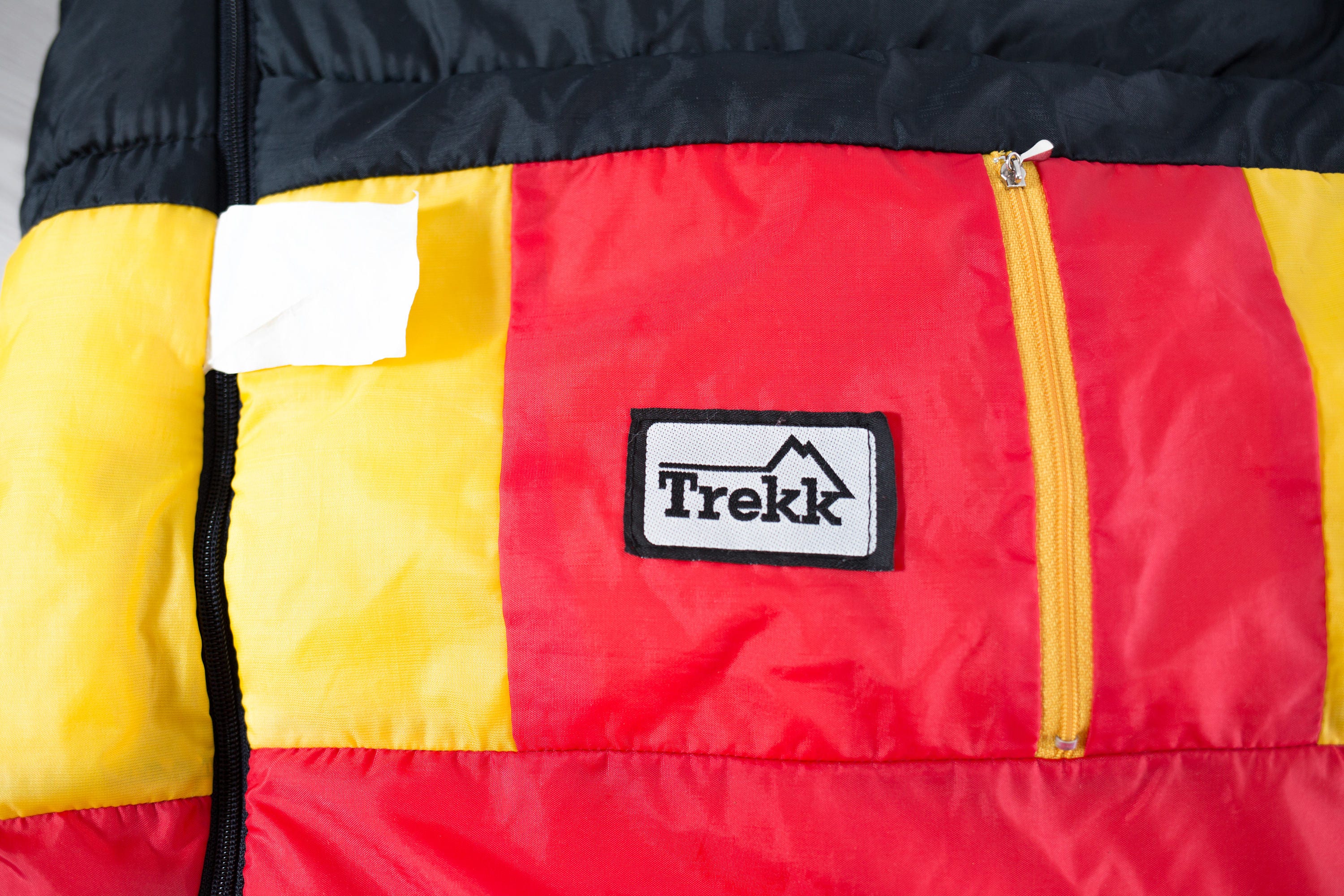 Vintage Sleeping Bag Retro Color Blocked Road Trip Camping Road