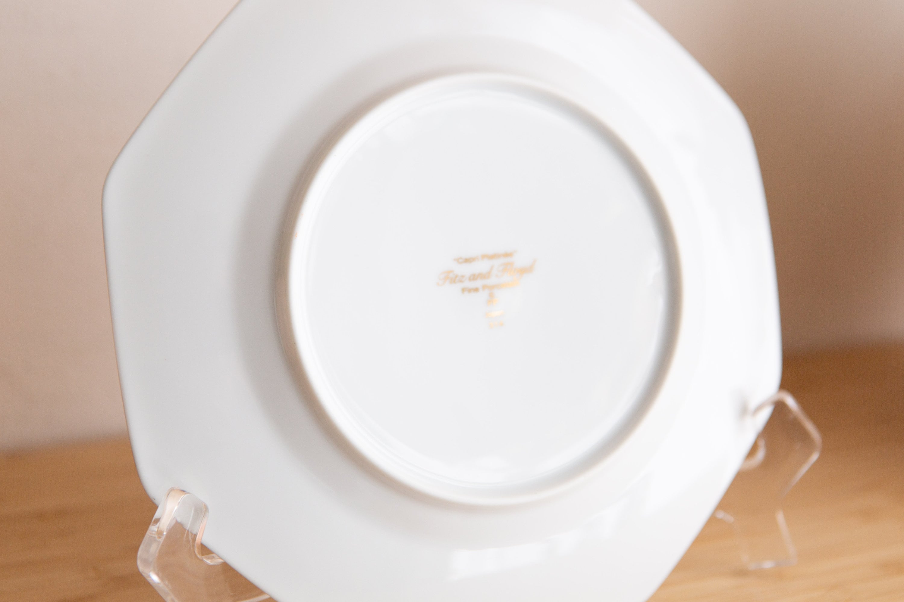 Vintage Dessert Plates Set of 3 Fitz And Floyd Art Deco Dessert