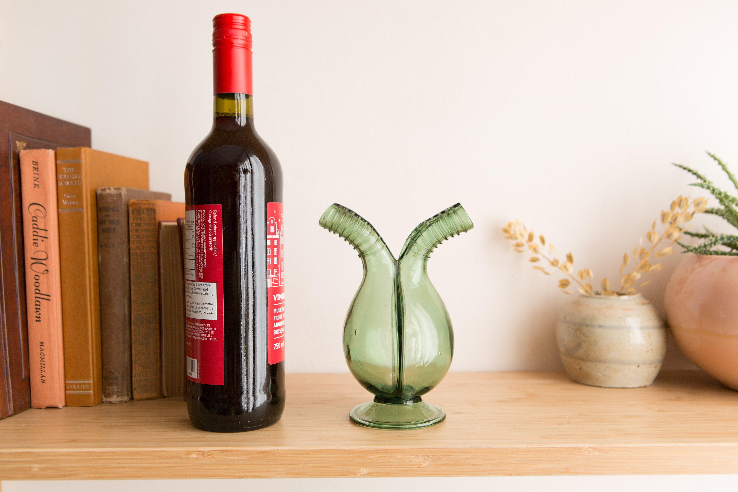 Glass Heart Vase Anatomical Heart Green Glass Flower Bud Vase