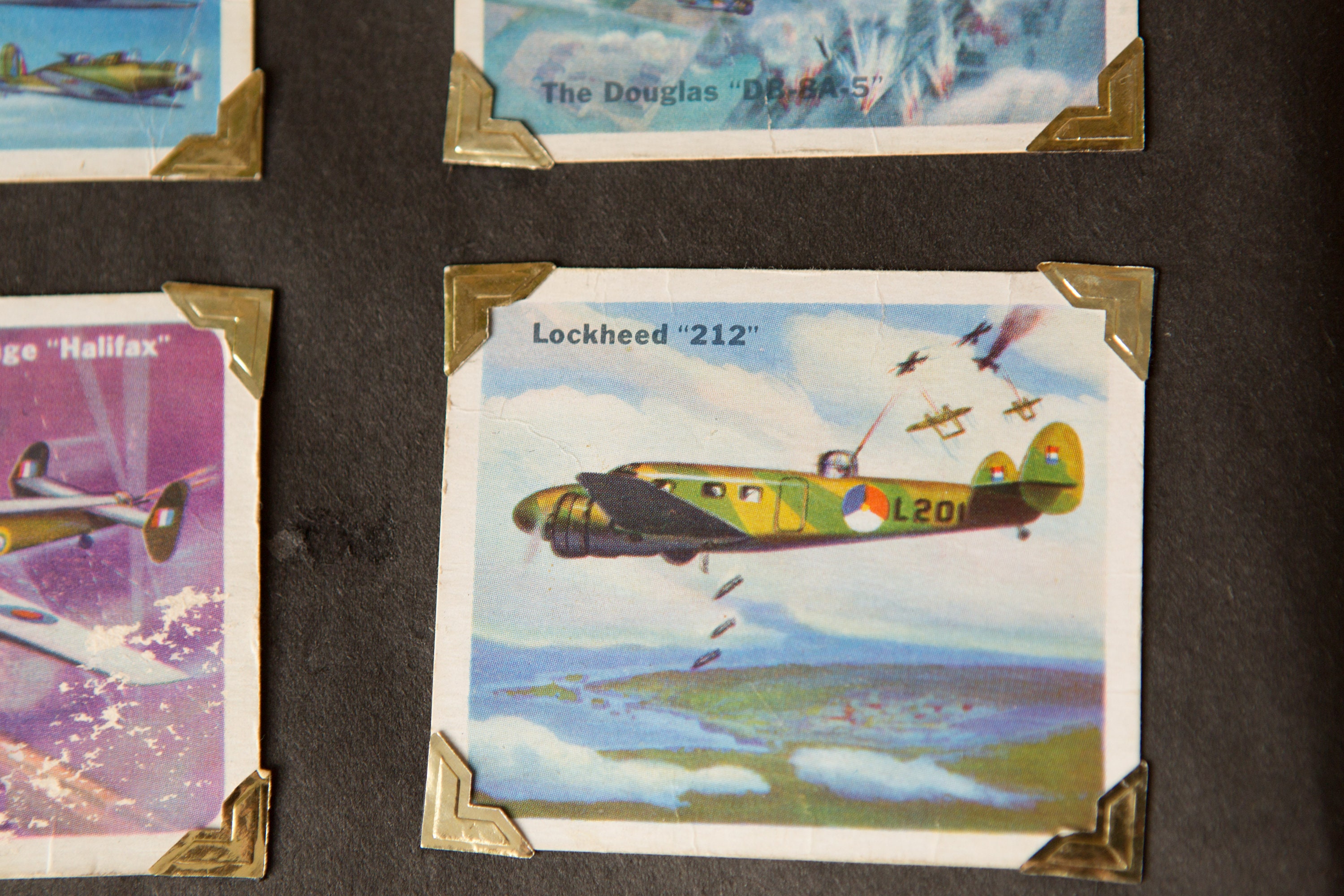 Airplane Trading Cards Vintage 1930's Colour Prints of Airplanes